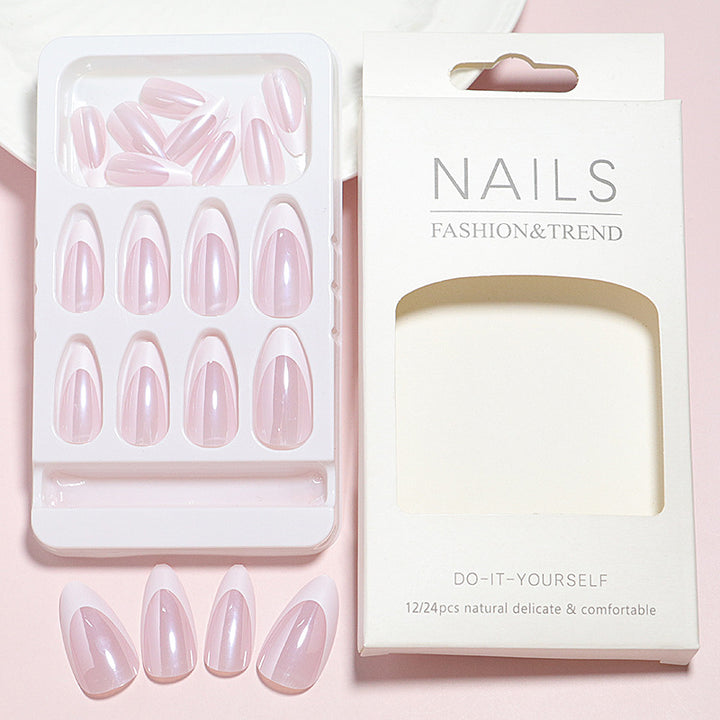 DIY Natural Glossy Press-On Nail Set Kalsten