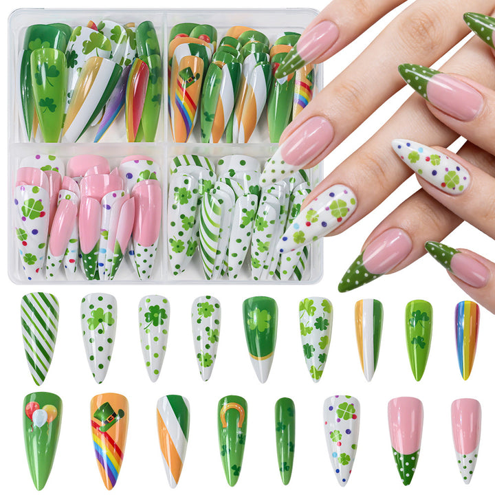 Festive Themed Press-On Nail Art Set Kalsten