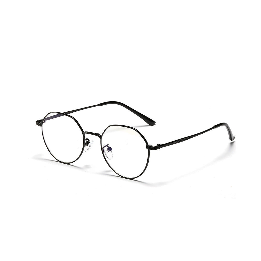 Women's round glasses with delicate metal frame Kalsten