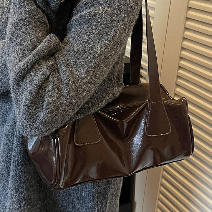 Elegant Glossy Handheld Tote Bag