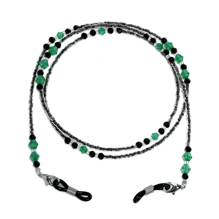 Elegant Purple Beaded Eyewear Chain kalsten