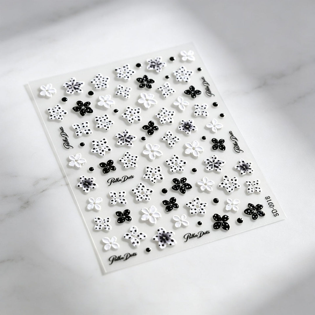 Floral Decorative Nail Art Stickers