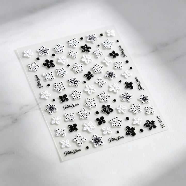 Floral Decorative Nail Art Stickers