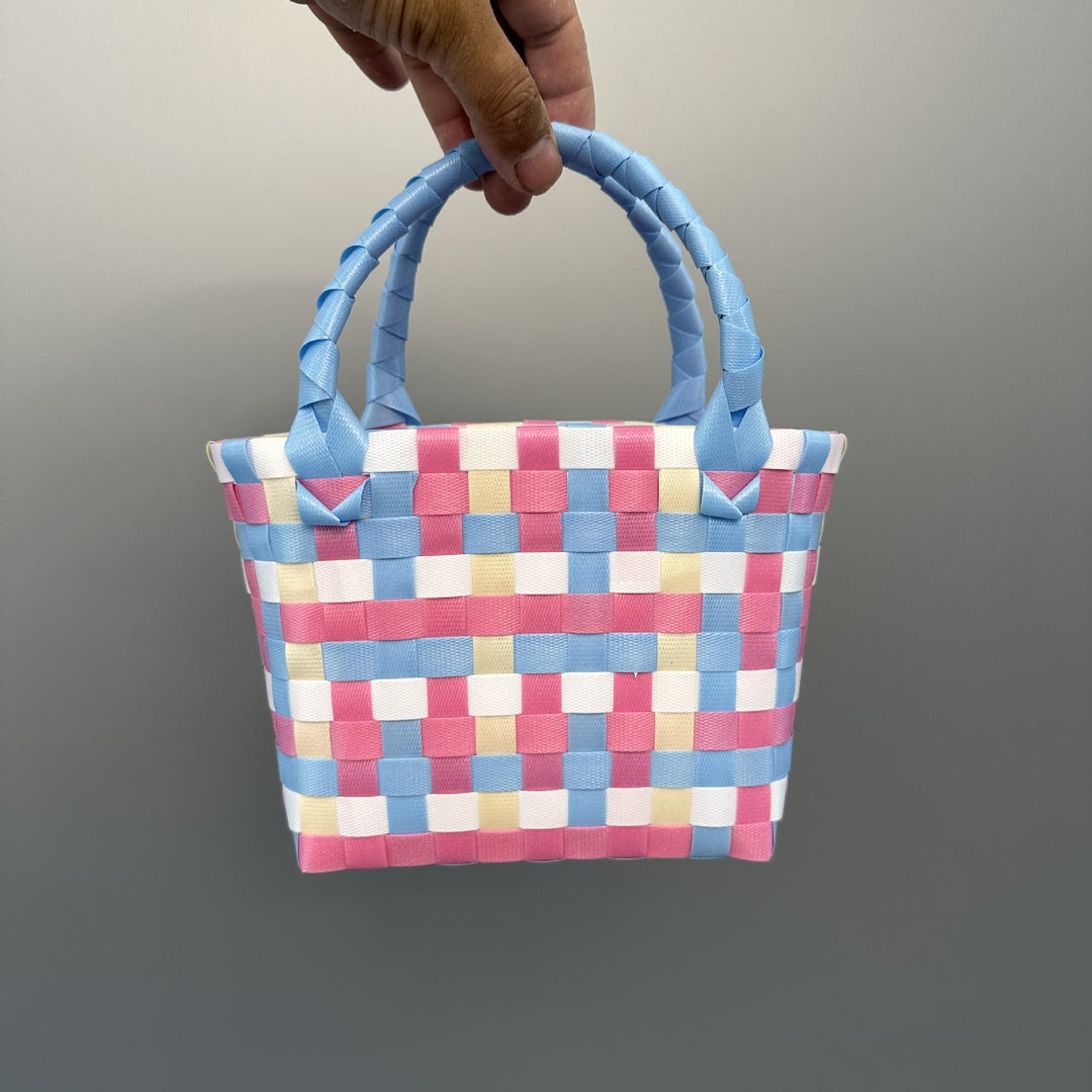 Playful and Colorful Basket Bag Kalsten