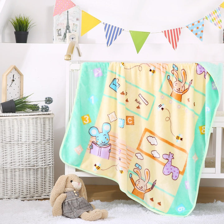 Children's Cartoon Character Fleece Blanket Kalsten