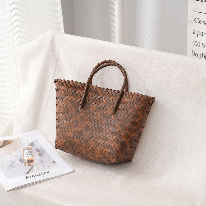 Elegant Woven Tote Bag Kalsten