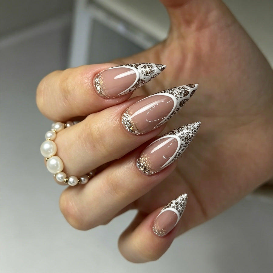 Glamorous Stiletto Nail Art Kalsten