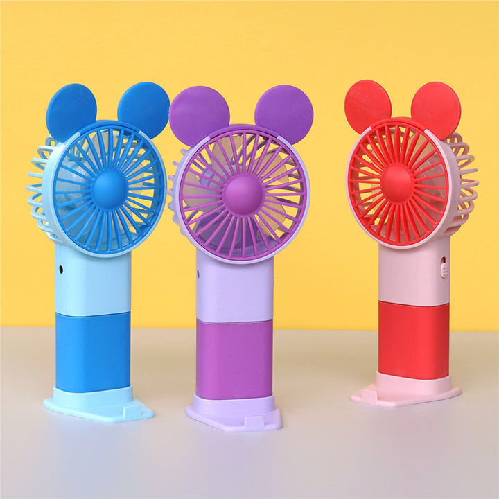 Unisex Portable Hand Fan in Playful Cat Design Kalsten