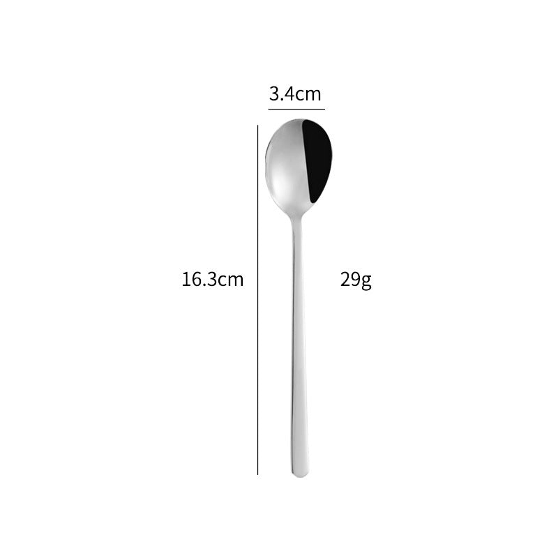Elegant dessert spoon with luxurious golden surface Kalsten