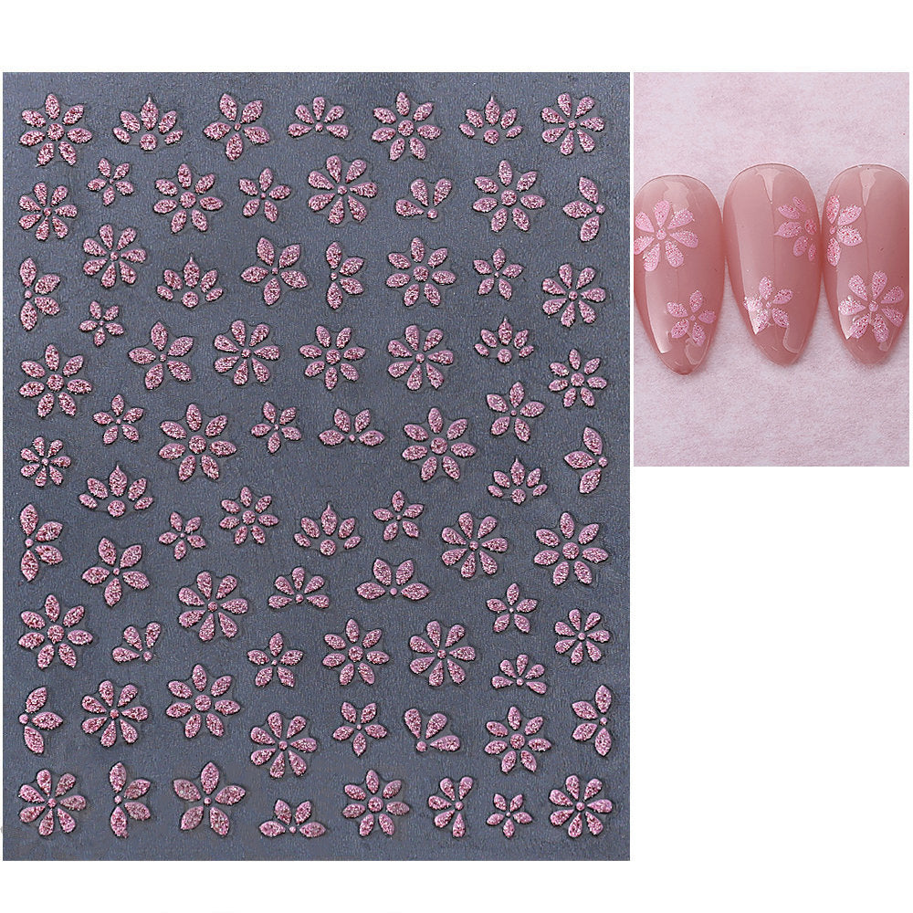 Floral Nail Art Sticker Sheet