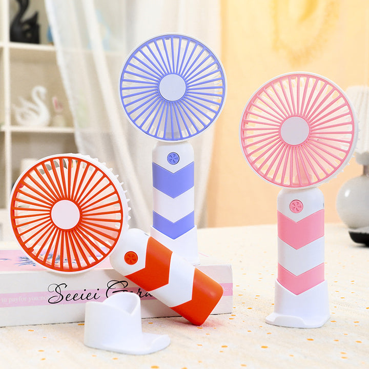 Women Portable Hand Fan with Flexible Stand and Powerful Battery Kalsten