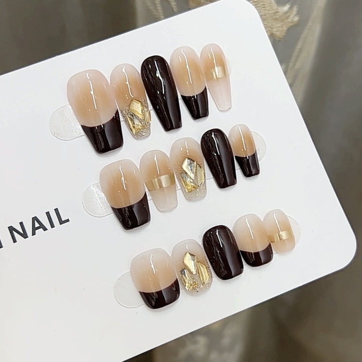 Artistic Ombre Press-On Nails Set Kalsten