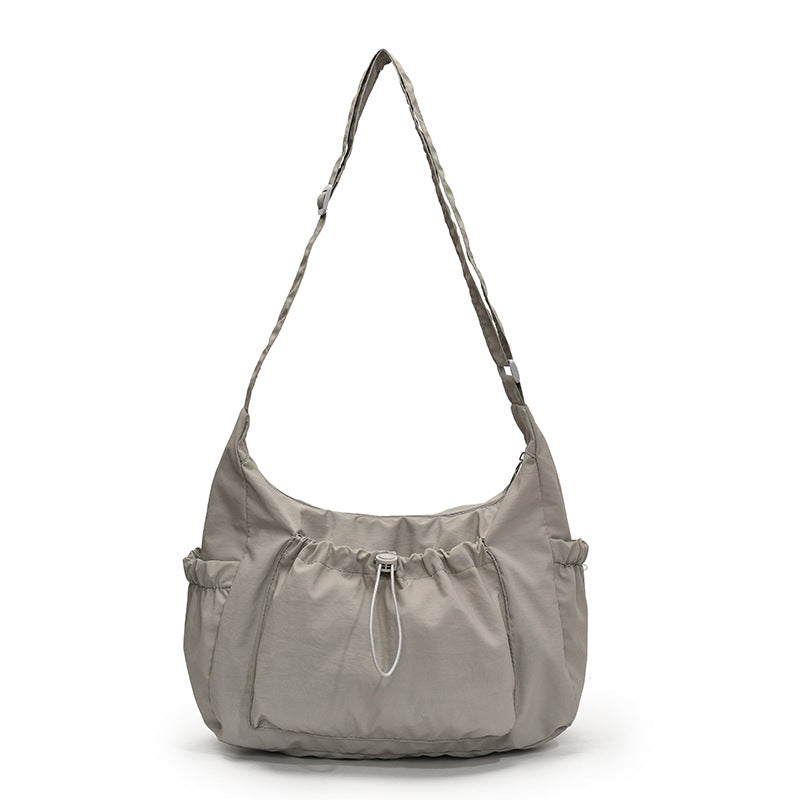 Minimalist Drawstring Hobo Bag