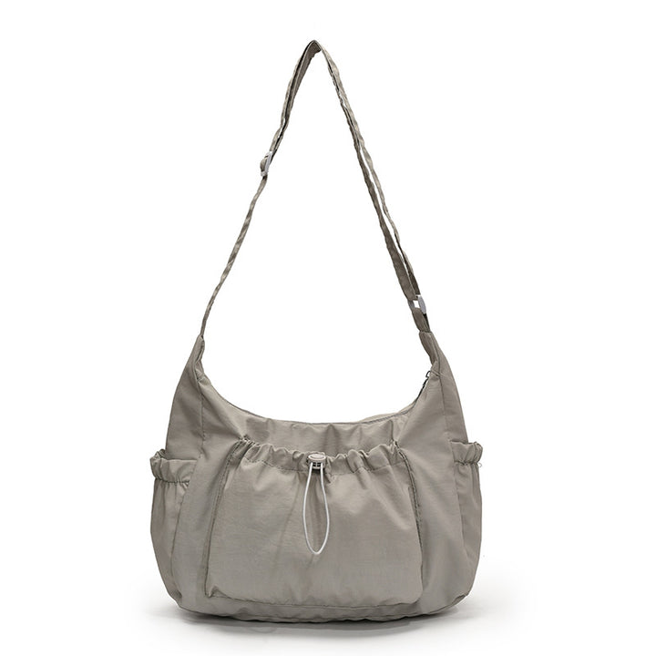 Minimalist Drawstring Hobo Bag