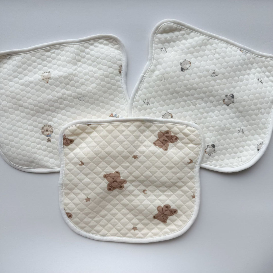 Quilted Cotton Honeycomb Baby Burp Cloth Insert