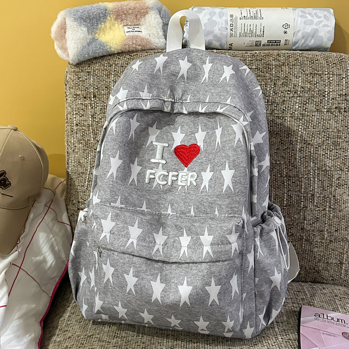 Casual Star-Patterned Backpack Kalsten