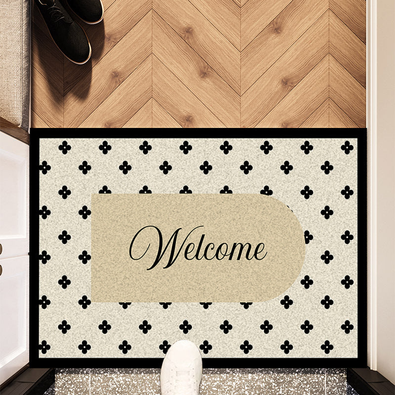 Elegant Textured Welcome Mat