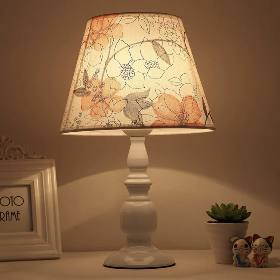 Decorative Floral Shade Table Lamp