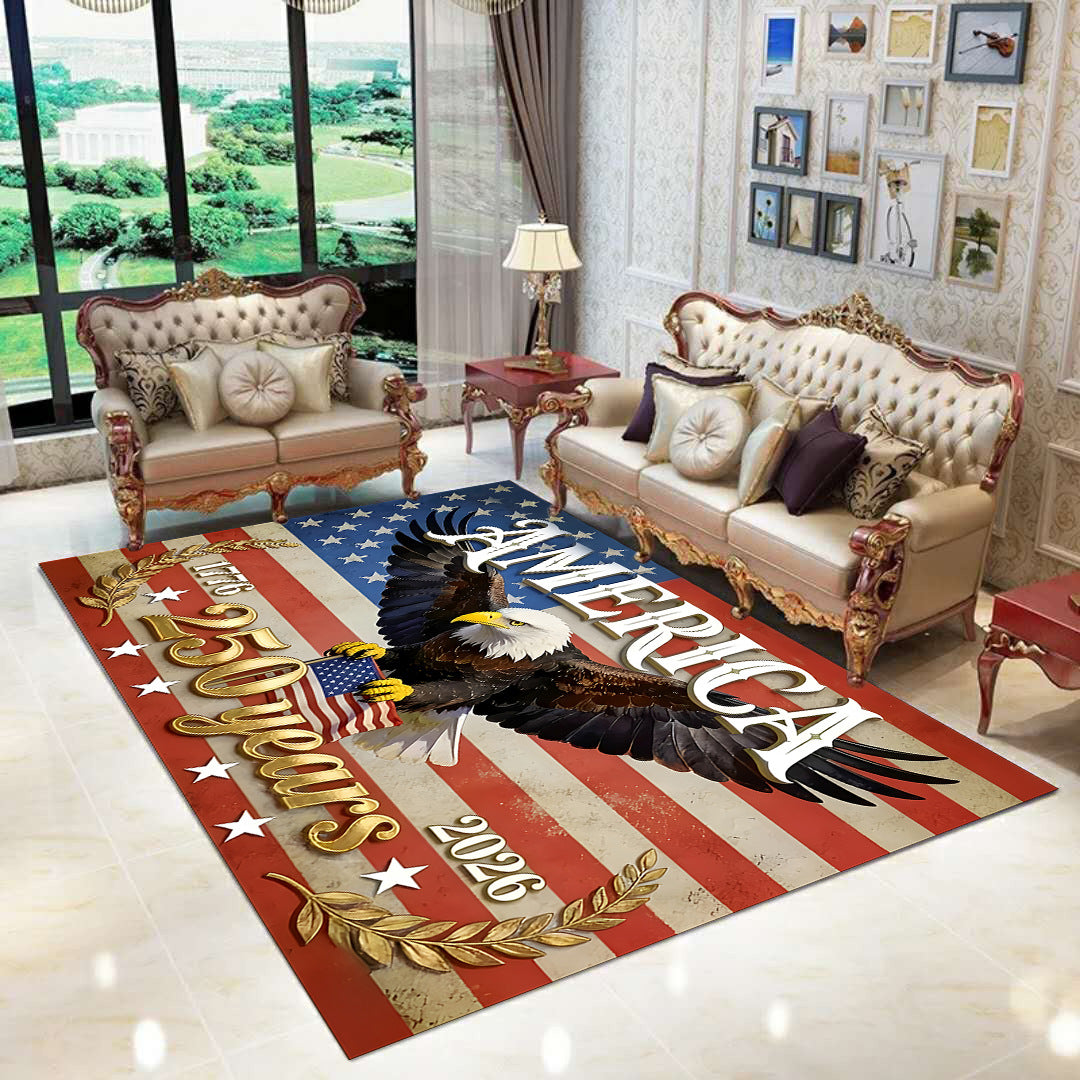 Patriotic Themed Area Rug