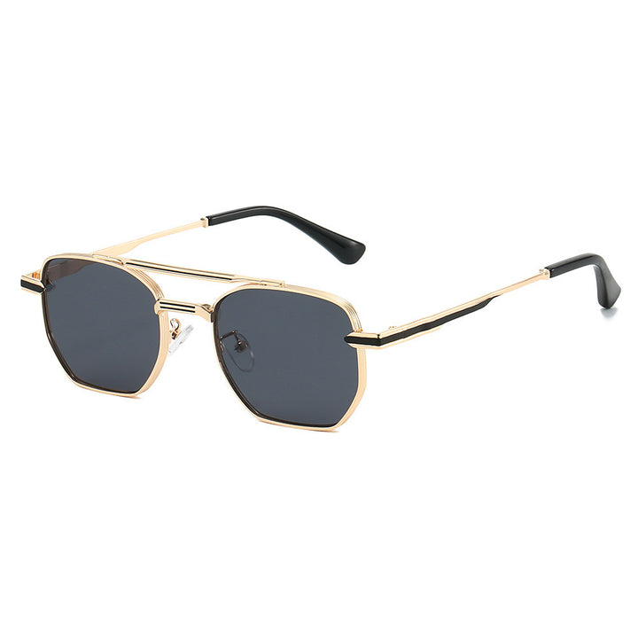 Ladies stylish sunglasses with luxurious geometric frame and UV protection Kalsten