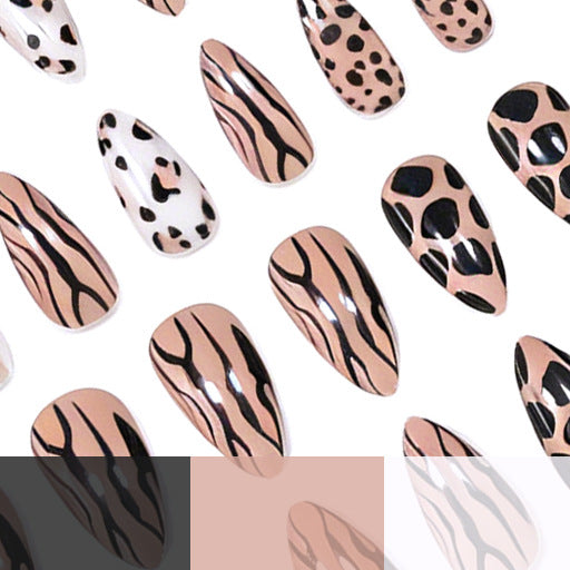 Animal Print Acrylic Nail Set Kalsten