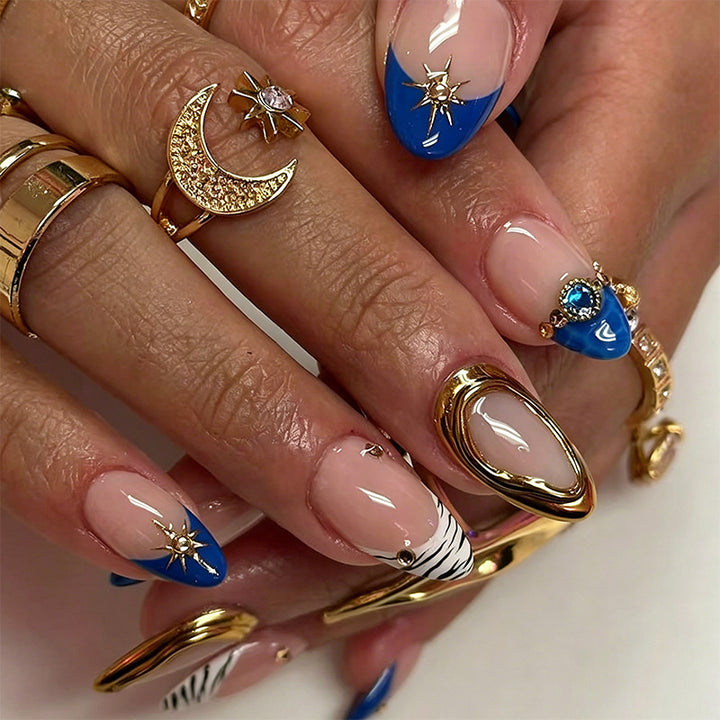 Luxury Nail Art Set with Galactic Designs Kalsten