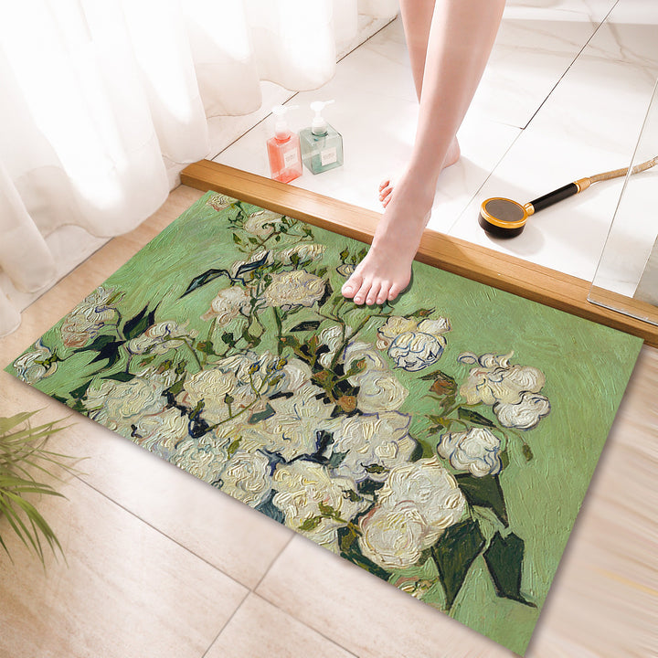 Artistic Ocean Scene Bath Mat