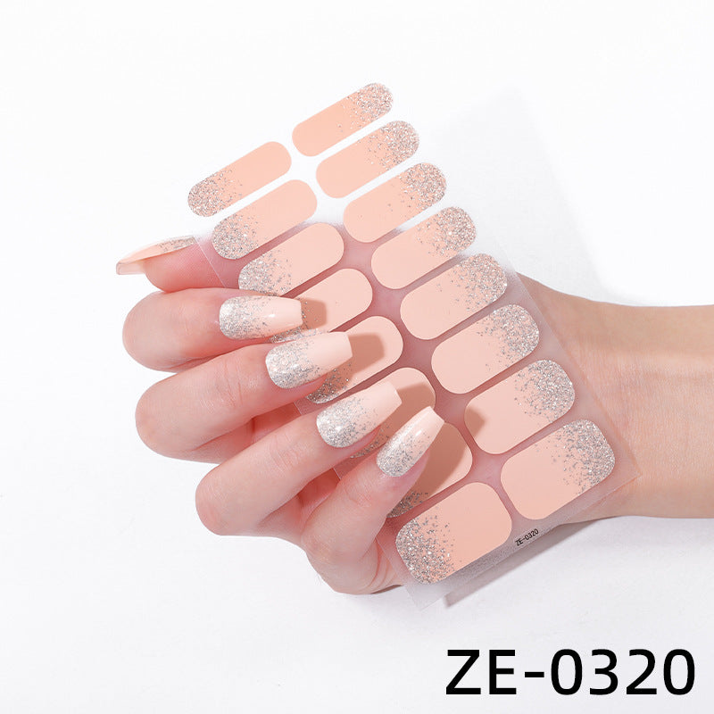 Premium Sparkling Glitter Nail Wraps