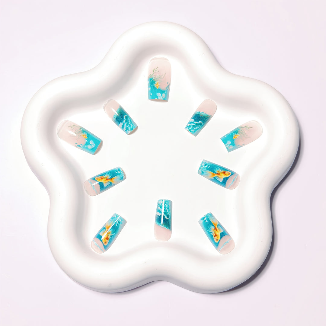 3D Fish Aquarium Nail Art Kalsten