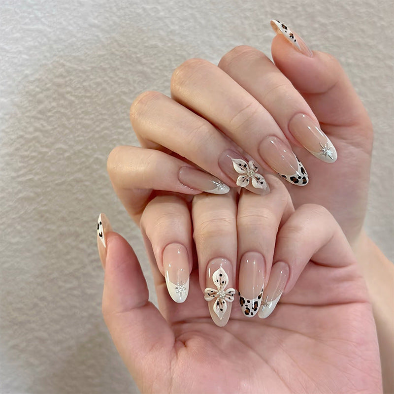 Elegant Artificial Nail Collection with Glitter Motifs Kalsten