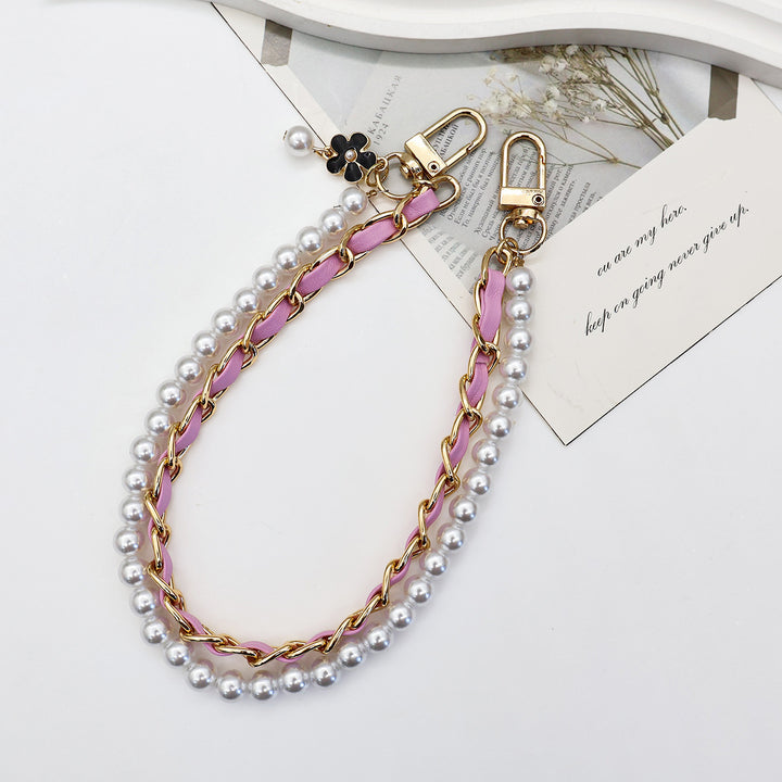 Stylish Pearl-Embellished Eyewear Chain Kalsten