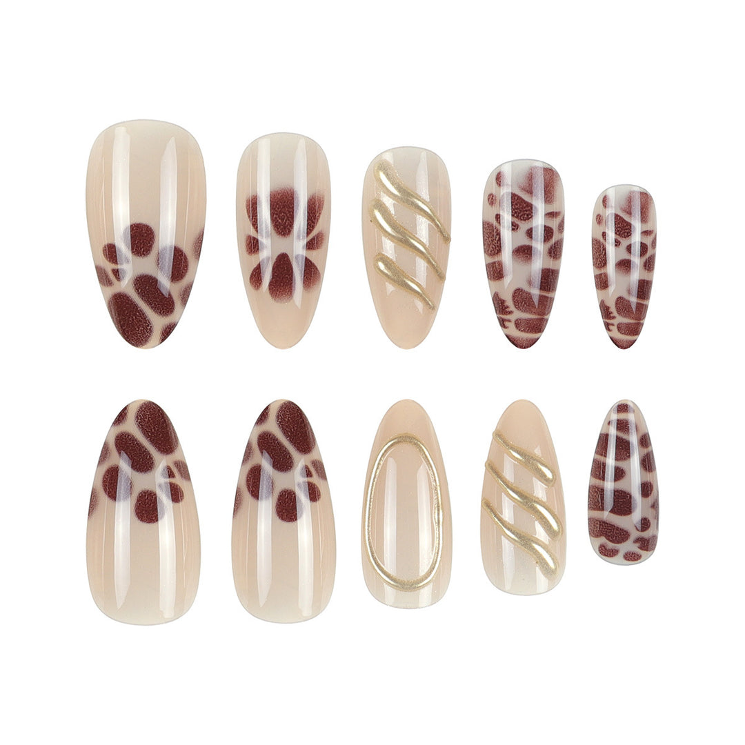 Artistic Stiletto Nail Design Kalsten