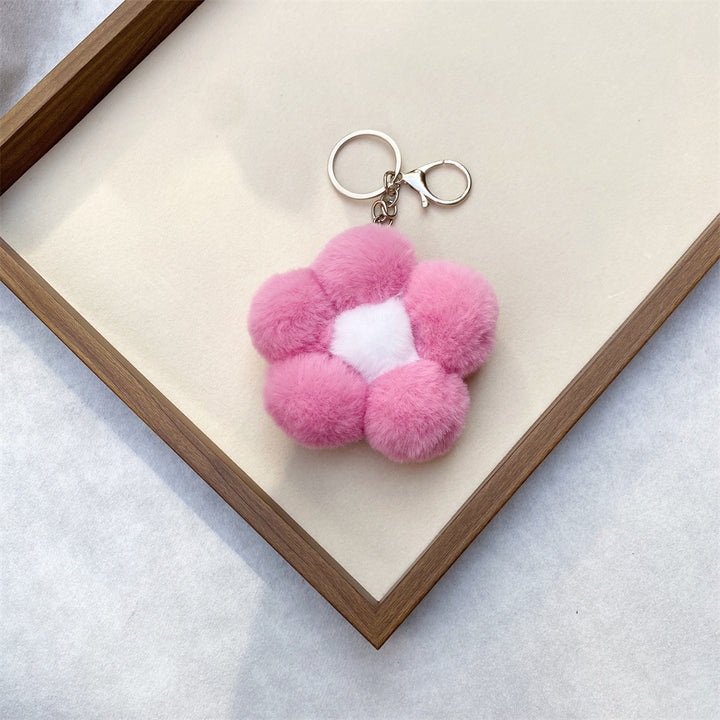 Floral Plush Keychain kalsten