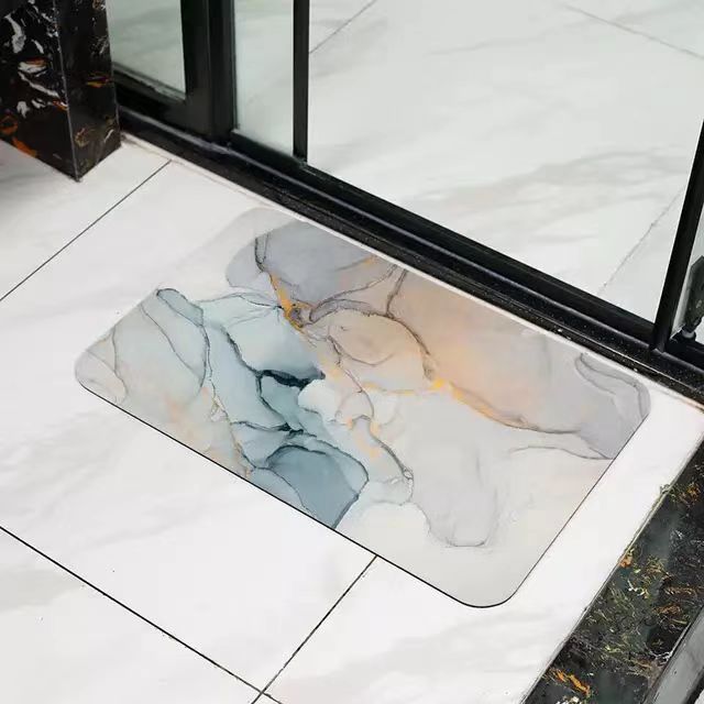 Luxurious Marble Design Bath Mat Kalsten