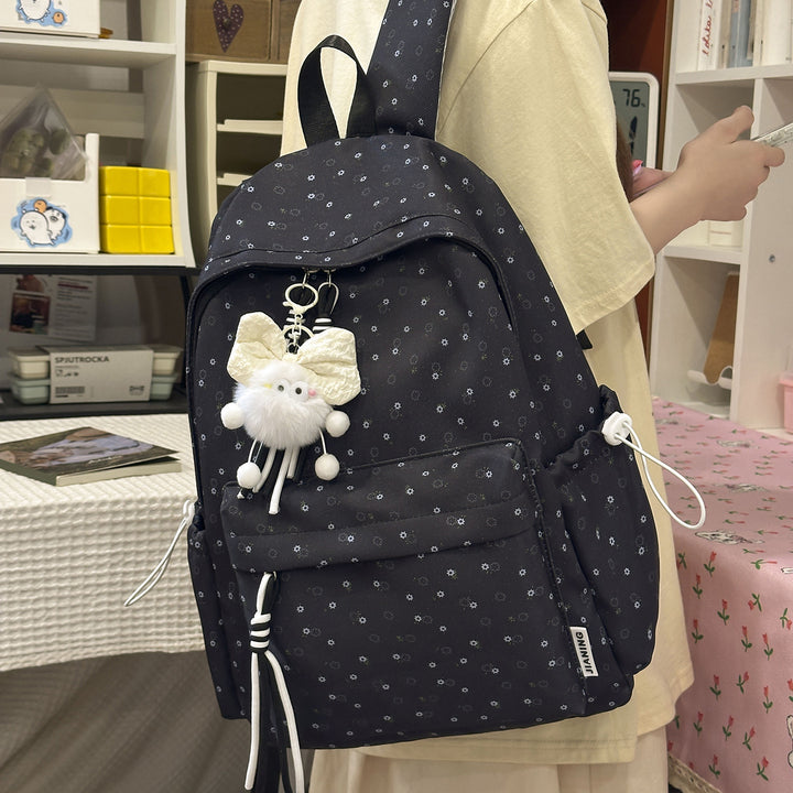 Cute Floral-Embellished Daypack Kalsten