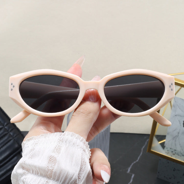 Ladies' trendy sunglasses with animal print and stylish frame Kalsten