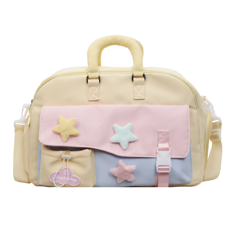 Decorative Star-Appliqué Travel Bag Kalsten