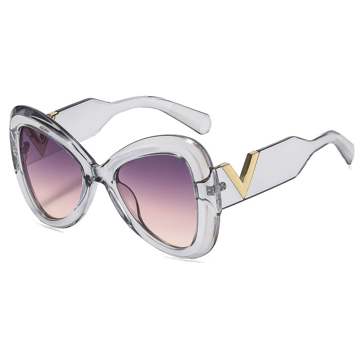 Women Cat-Eye Sunglasses with Luxurious Frame and Mirrored Lenses Kalsten