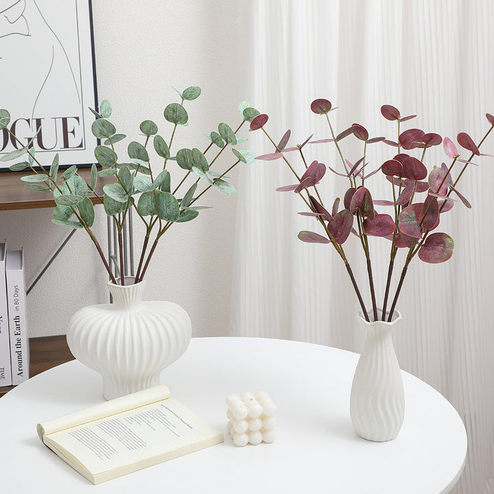 Artificial plant with elegant eucalyptus leaves