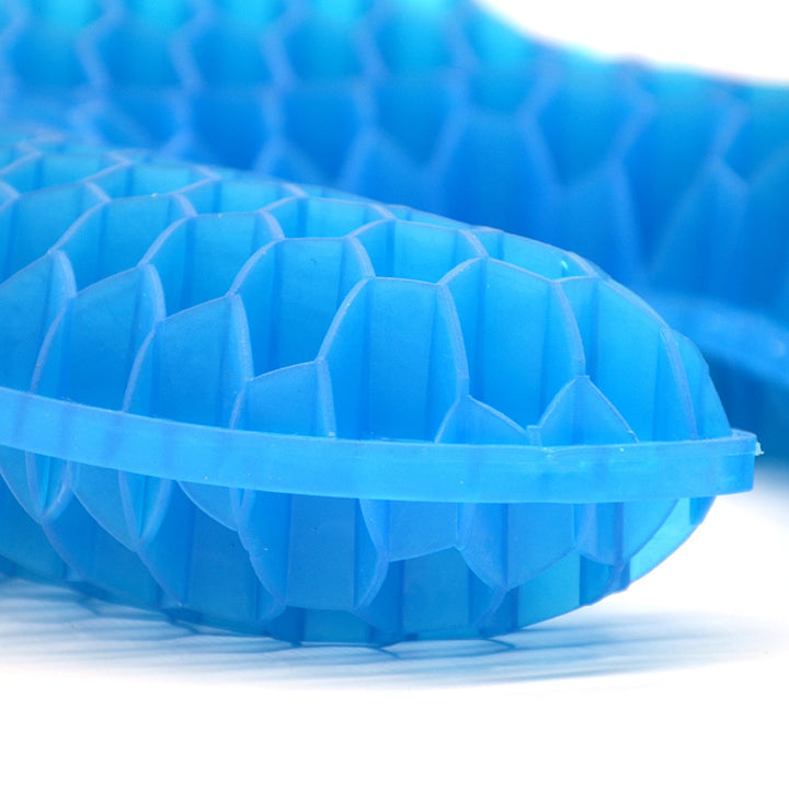 Unisex ergonomic U-shaped gel neck pillow with honeycomb structure Kalsten