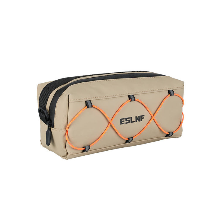 compact travel gear organizer pouch with external bungee cord system Kalsten