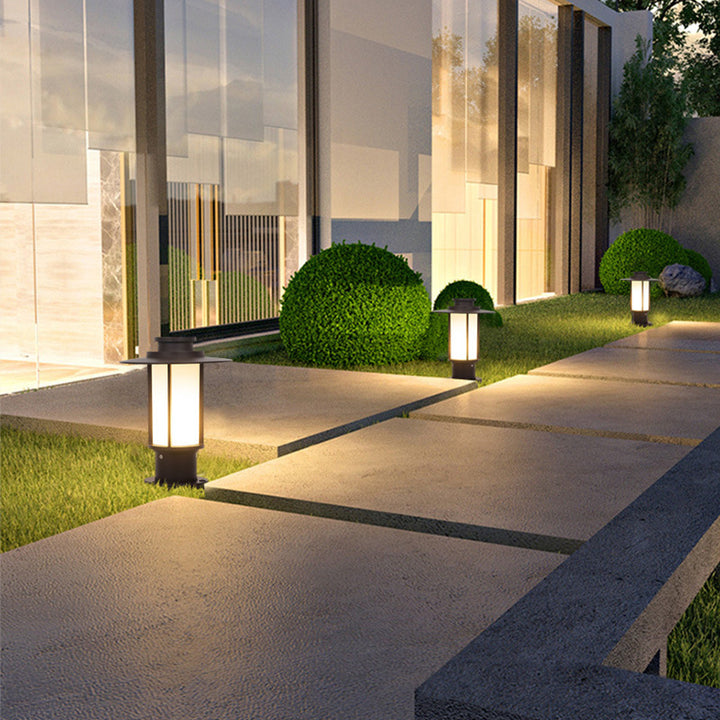 Elegant Outdoor Solar Table Lantern