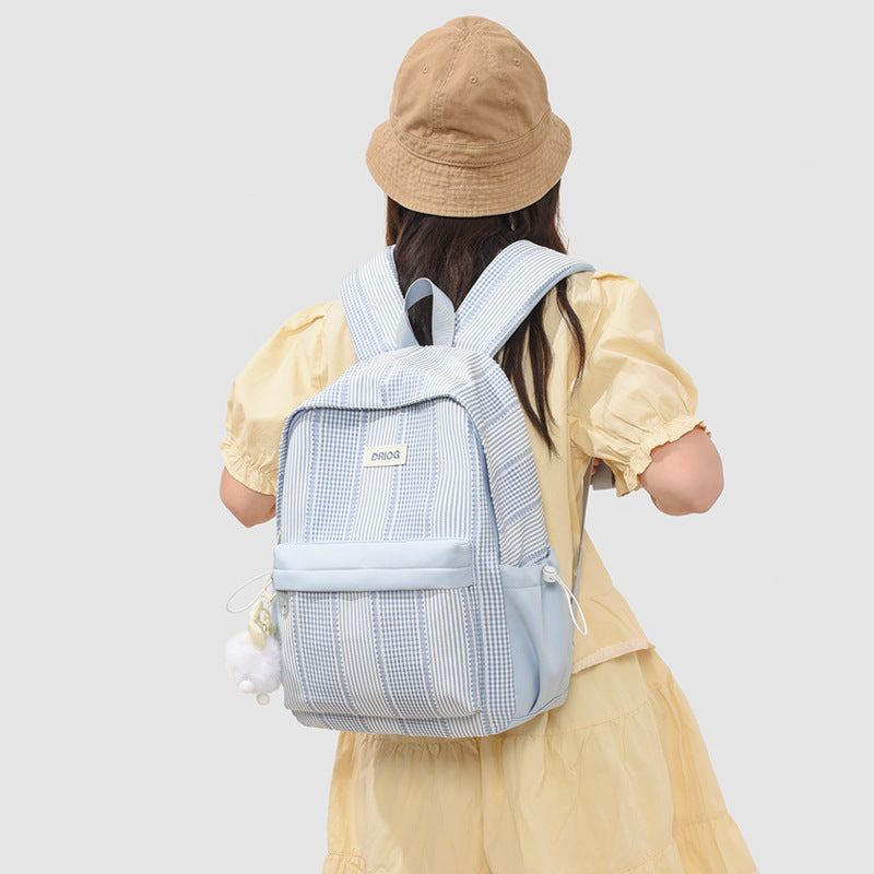 Playful Striped Backpack Kalsten