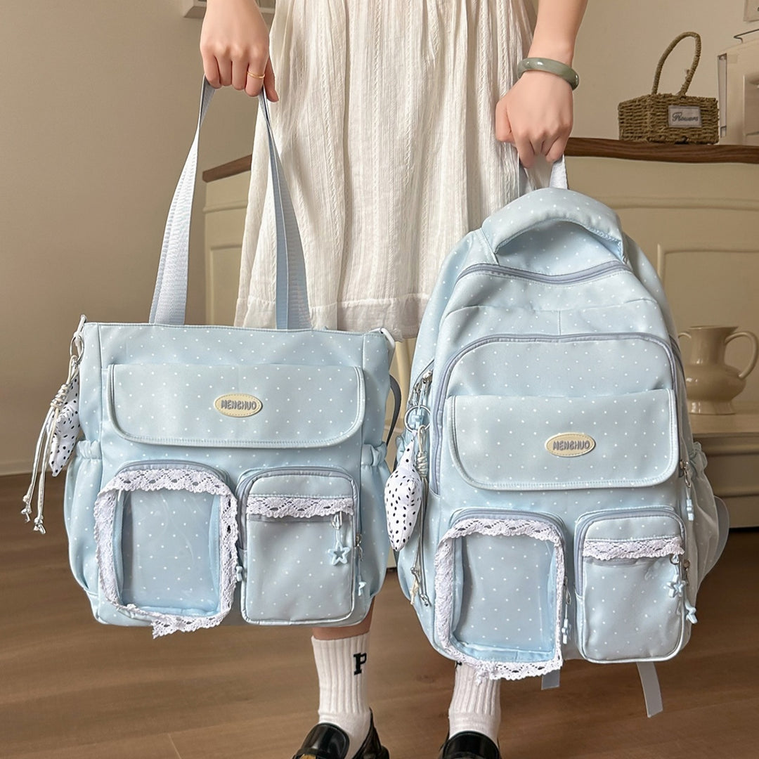 Stylish Multi-Pocket Patterned Backpack Kalsten