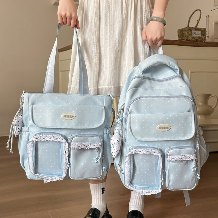 Stylish Multi-Pocket Patterned Backpack Kalsten