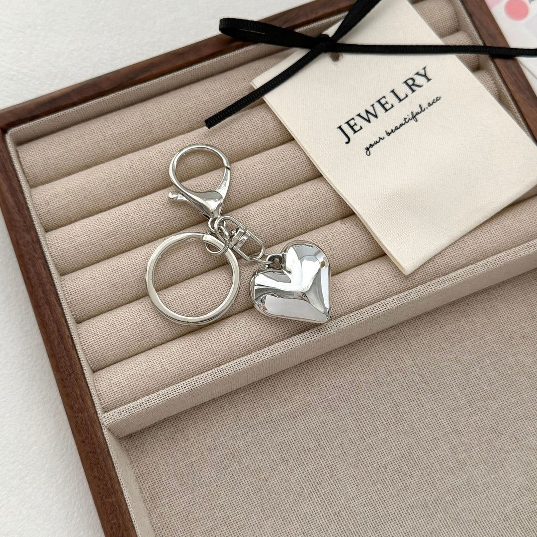 Heart-Shaped Metal Keychain Kalsten
