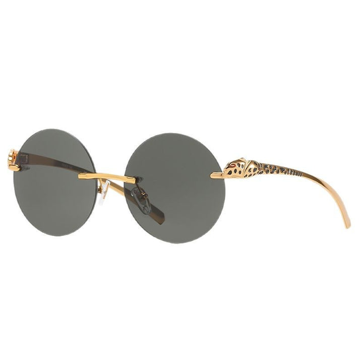 Women’s round sunglasses with luxurious accents and protective UV protection Kalsten