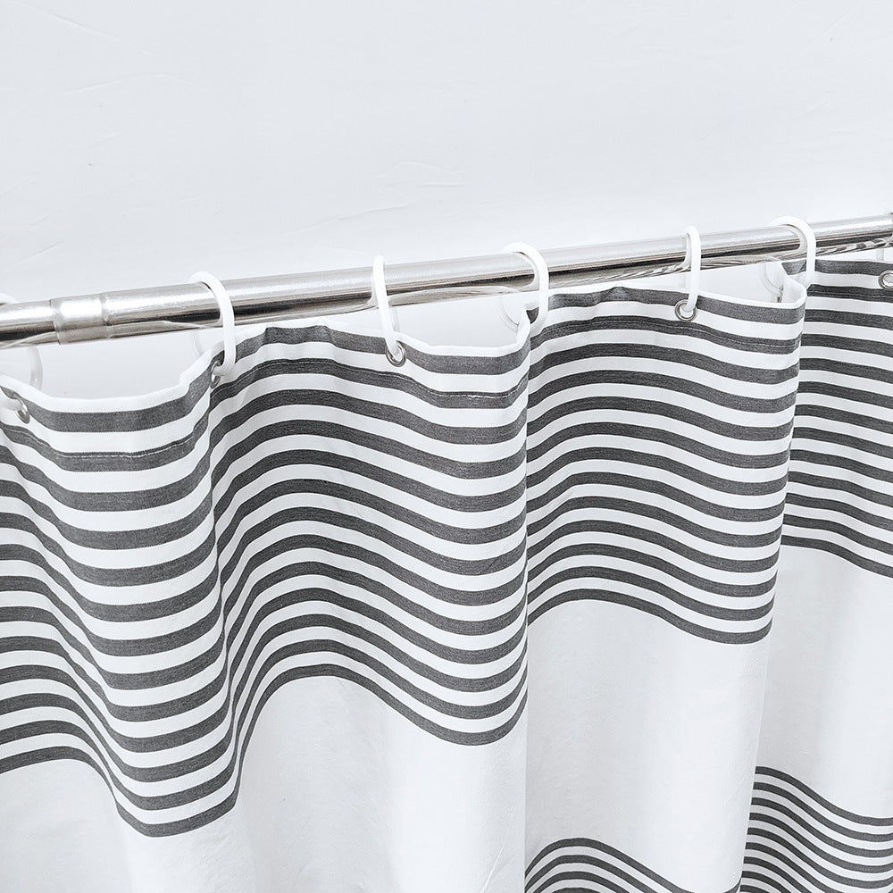 Modern Striped Shower Curtain Kalsten