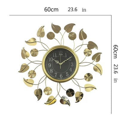Decorative Floral Wall Clock Kalsten 1789208415