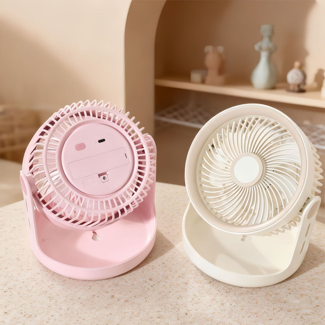 Ladies Portable Table Fan with Adjustable Head and USB Port Kalsten